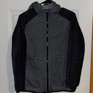 Tommy Hilfiger Sport Black Grey Fall Sweatshirt/Jacket Wm sz S